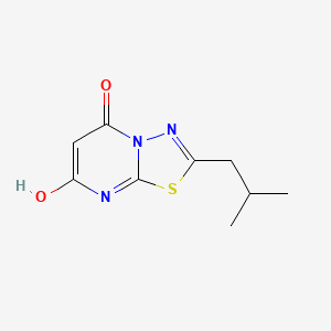 7-Hydroxy-2-isobutyl-[1,3,4]thiadiazolo[3,2-a]pyrimidin-5-one