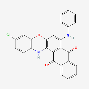 3-chloro-7-(phenylamino)-8H-naphtho[2,3-a]phenoxazine-8,13(14H)-dione