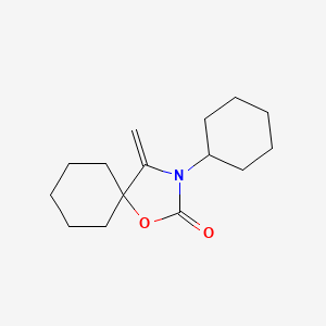 3-Cyclohexyl-4-methylidene-1-oxa-3-azaspiro[4.5]decan-2-one