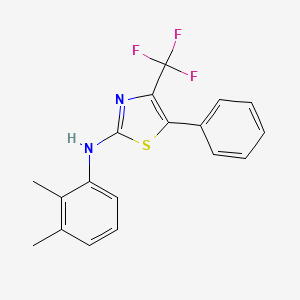 N-(2,3-dimethylphenyl)-5-phenyl-4-(trifluoromethyl)-1,3-thiazol-2-amine