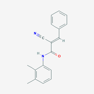 (2E)-2-cyano-N-(2,3-dimethylphenyl)-3-phenylprop-2-enamide