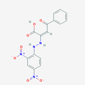 (2E)-2-[2-(2,4-dinitrophenyl)hydrazinyl]-4-oxo-4-phenylbut-2-enoic acid