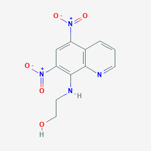 2-[(5,7-Dinitroquinolin-8-yl)amino]ethanol