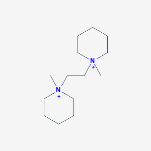 1-Methyl-1-[2-(1-methylpiperidin-1-ium-1-yl)ethyl]piperidin-1-ium