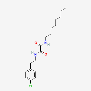 molecular formula C18H27ClN2O2 B11525643 N-[2-(4-chlorophenyl)ethyl]-N'-octylethanediamide 