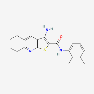 3-Amino-N-(2,3-dimethylphenyl)-5,6,7,8-tetrahydrothieno[2,3-b]quinoline-2-carboxamide