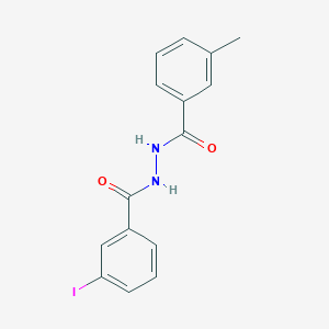 molecular formula C15H13IN2O2 B11525799 N'-(3-iodobenzoyl)-3-methylbenzohydrazide 