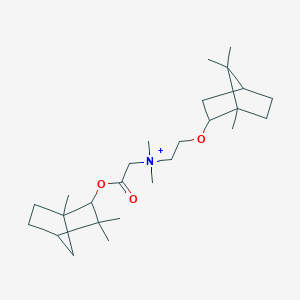 N,N-dimethyl-2-oxo-2-[(1,3,3-trimethylbicyclo[2.2.1]hept-2-yl)oxy]-N-{2-[(1,7,7-trimethylbicyclo[2.2.1]hept-2-yl)oxy]ethyl}ethanaminium