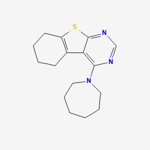 4-(1-Azepanyl)-5,6,7,8-tetrahydro[1]benzothieno[2,3-d]pyrimidine