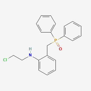 N-(2-chloroethyl)-2-[(diphenylphosphoryl)methyl]aniline