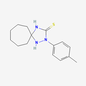 2-(4-Methylphenyl)-1,2,4-triazaspiro[4.6]undecane-3-thione