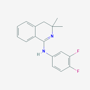 N-(3,4-difluorophenyl)-N-[3,3-dimethyl-3,4-dihydro-1(2H)-isoquinolinyliden]amine