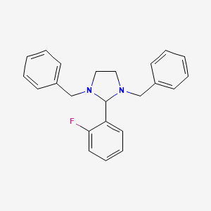 1,3-Dibenzyl-2-(2-fluorophenyl)imidazolidine