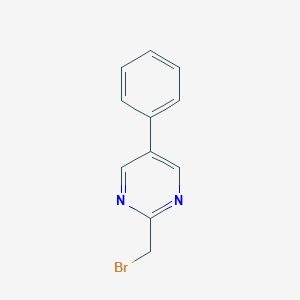 molecular formula C11H9BrN2 B115260 2-(Bromomethyl)-5-phenylpyrimidine CAS No. 146976-19-4
