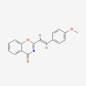 2-[(E)-2-(4-methoxyphenyl)ethenyl]-4H-1,3-benzoxazin-4-one