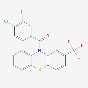 10-(3,4-Dichlorobenzoyl)-2-(trifluoromethyl)-10H-phenothiazine