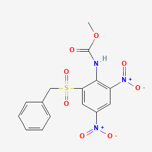 Methyl [2-(benzylsulfonyl)-4,6-dinitrophenyl]carbamate