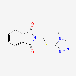 2-{[(4-methyl-4H-1,2,4-triazol-3-yl)sulfanyl]methyl}-1H-isoindole-1,3(2H)-dione