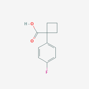 molecular formula C11H11FO2 B115265 1-(4-Fluorophenyl)cyclobutanecarboxylic acid CAS No. 151157-46-9