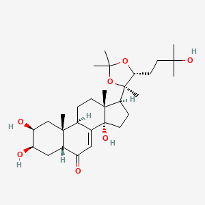 molecular formula C30H48O7 B1152662 Ecdysterone 20,22-monoacetonide CAS No. 22798-96-5