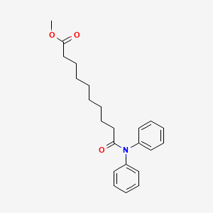 molecular formula C23H29NO3 B11527111 Methyl 10-(diphenylamino)-10-oxodecanoate 