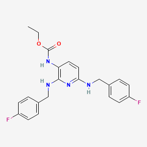 Ethyl 2,6-bis(4-fluorobenzylamino)-pyridin-3-carbamate