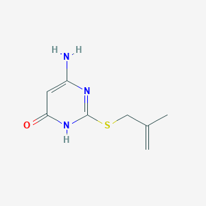 6-Amino-2-(2-methyl-allylsulfanyl)-3H-pyrimidin-4-one