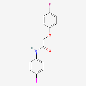 2-(4-Fluorophenoxy)-N-(4-iodophenyl)acetamide