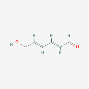 molecular formula C6H8O2 B115286 6-羟基-反式、反式-2,4-己二烯醛 CAS No. 141812-70-6