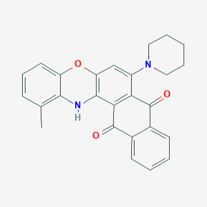 1-methyl-7-(piperidin-1-yl)-8H-naphtho[2,3-a]phenoxazine-8,13(14H)-dione