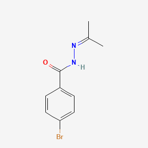 4-bromo-N'-(propan-2-ylidene)benzohydrazide