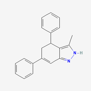 3-methyl-4,6-diphenyl-4,5-dihydro-1H-indazole