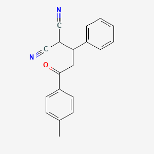 2-(3-Oxo-1-phenyl-3-p-tolyl-propyl)-malononitrile