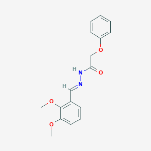 N'-[(E)-(2,3-dimethoxyphenyl)methylidene]-2-phenoxyacetohydrazide