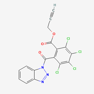 prop-2-yn-1-yl 2-(1H-benzotriazol-1-ylcarbonyl)-3,4,5,6-tetrachlorobenzoate