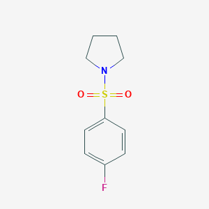 molecular formula C10H12FNO2S B115289 1-((4-Fluorophenyl)sulfonyl)pyrrolidine CAS No. 157187-14-9