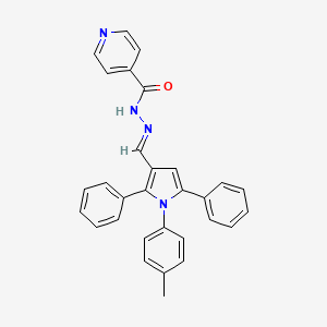 N'-[(E)-[1-(4-Methylphenyl)-2,5-diphenyl-1H-pyrrol-3-YL]methylidene]pyridine-4-carbohydrazide