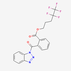 4,4,5,5,5-pentafluoropentyl 2-(1H-benzotriazol-1-ylcarbonyl)benzoate