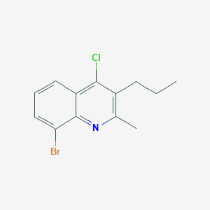 8-Bromo-4-chloro-2-methyl-3-propylquinoline