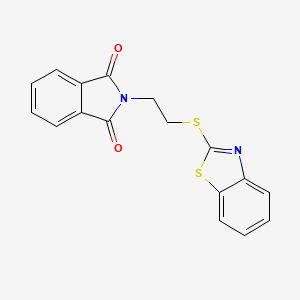 2-[2-(1,3-benzothiazol-2-ylsulfanyl)ethyl]-1H-isoindole-1,3(2H)-dione