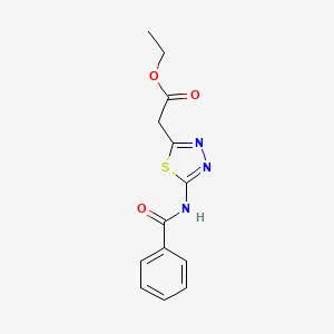 Ethyl 2-(5-benzamido-1,3,4-thiadiazol-2-yl)acetate