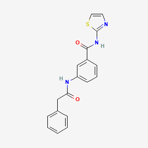 3-[(phenylacetyl)amino]-N-(1,3-thiazol-2-yl)benzamide