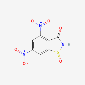 4,6-dinitro-1,2-benzothiazol-3(2H)-one 1-oxide