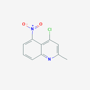 molecular formula C10H7ClN2O2 B115292 4-Chloro-2-methyl-5-nitroquinoline CAS No. 145363-63-9