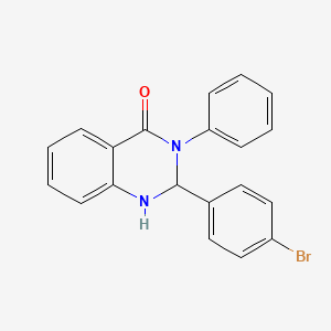 2-(4-bromophenyl)-3-phenyl-2,3-dihydroquinazolin-4(1H)-one