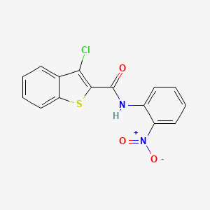 3-Chloro-N-(2-nitrophenyl)-1-benzothiophene-2-carboxamide