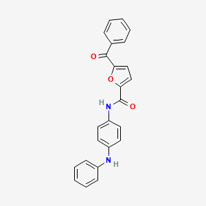 N-[4-(phenylamino)phenyl]-5-(phenylcarbonyl)furan-2-carboxamide