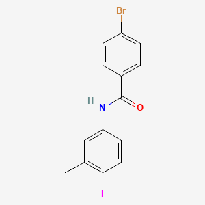 4-bromo-N-(4-iodo-3-methylphenyl)benzamide