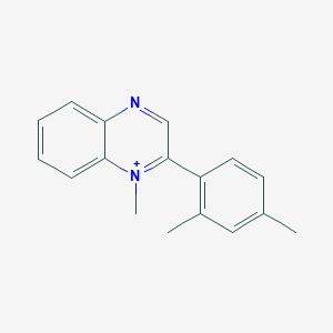 2-(2,4-Dimethylphenyl)-1-methylquinoxalin-1-ium