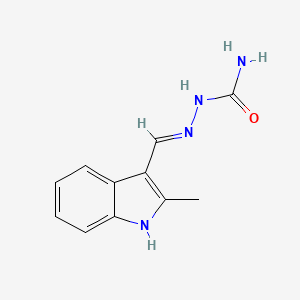 (2E)-2-[(2-methyl-1H-indol-3-yl)methylidene]hydrazinecarboxamide